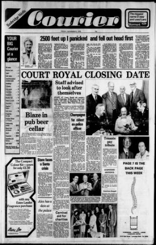 cover page of Kent & Sussex Courier published on November 2, 1979