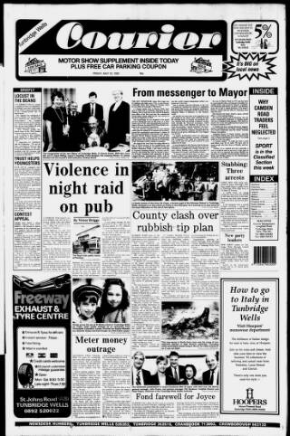 cover page of Kent & Sussex Courier published on May 22, 1992