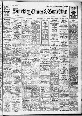 cover page of Hinckley Times published on November 2, 1951