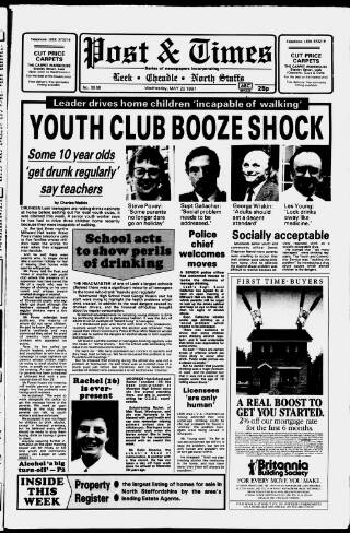 cover page of Leek Post & Times published on May 22, 1991