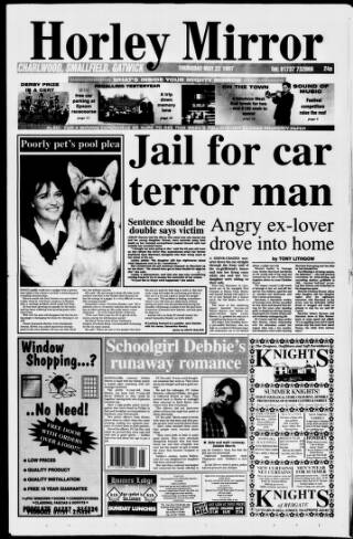 cover page of Horley & Gatwick Mirror published on May 22, 1997