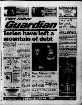 cover page of Port Talbot Guardian published on May 22, 1997