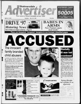 cover page of Skelmersdale Advertiser published on May 22, 1997