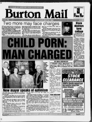 cover page of Burton Daily Mail published on May 22, 1999