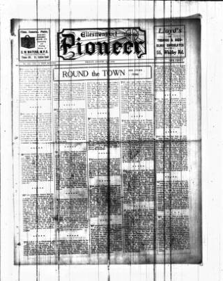 cover page of Ellesmere Port Pioneer published on August 2, 1929