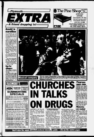 cover page of Plymouth Extra published on June 13, 1991