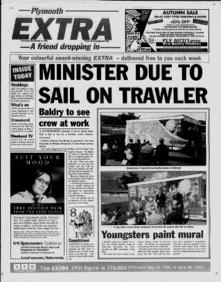 cover page of Plymouth Extra published on November 2, 1995