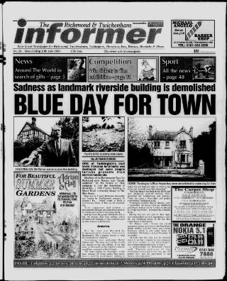 cover page of Richmond Informer published on June 13, 1997