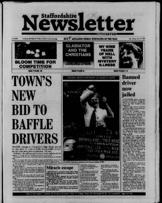 cover page of Uttoxeter Newsletter published on June 13, 1997