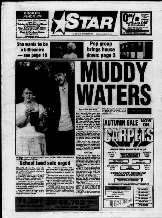 cover page of Surrey-Hants Star published on November 2, 1989