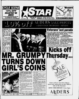 cover page of Surrey-Hants Star published on June 13, 1996