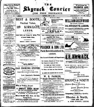 cover page of Skyrack Courier published on June 13, 1903