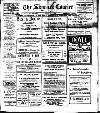 cover page of Skyrack Courier published on May 22, 1914