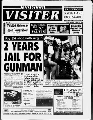 cover page of Midweek Visiter (Southport) published on August 2, 1996