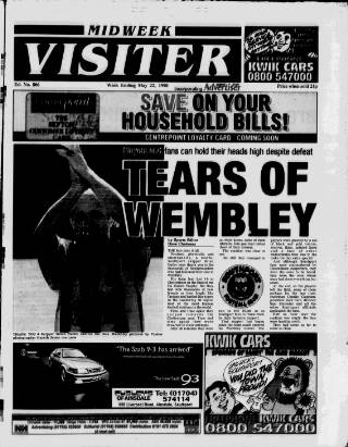 cover page of Midweek Visiter (Southport) published on May 22, 1998
