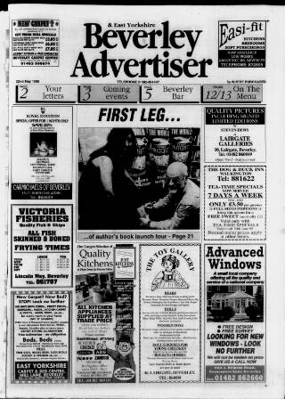 cover page of Beverley Advertiser published on May 22, 1998