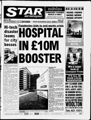 cover page of Anfield & Walton Star published on May 22, 1997