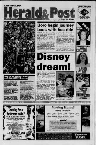cover page of East Cleveland Herald & Post published on May 22, 1997