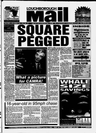 cover page of Loughborough Mail published on November 2, 1995