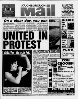 cover page of Loughborough Mail published on April 1, 1999