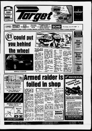cover page of Boston Target published on June 13, 1991