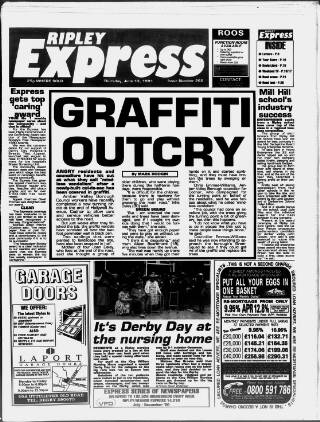 cover page of Ripley Express published on June 13, 1991