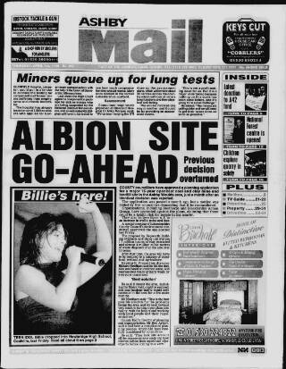 cover page of Ashby Mail published on April 1, 1999
