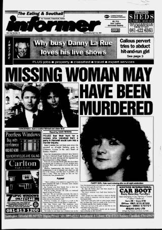 cover page of Ealing & Southall Informer published on April 1, 1994