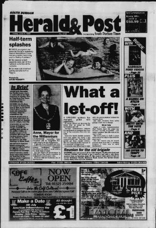 cover page of South Durham Herald & Post published on June 4, 1999