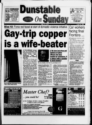 cover page of Dunstable on Sunday published on June 13, 1999