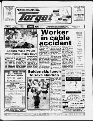 cover page of Gainsborough Target published on May 22, 1992