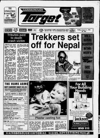 cover page of Gainsborough Target published on August 2, 1996