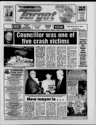 cover page of Louth Target published on May 26, 1999