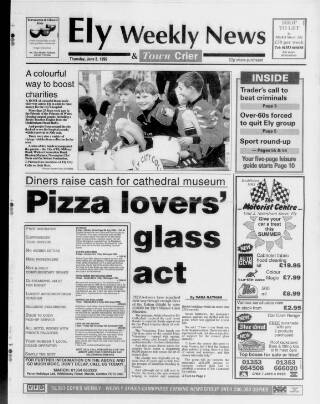 cover page of Ely Weekly News published on June 3, 1999