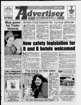 cover page of Potteries Advertiser published on April 1, 1999