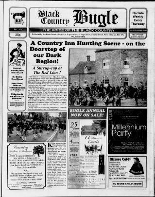 cover page of Black Country Bugle published on November 18, 1999