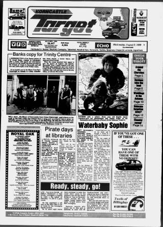 cover page of Horncastle Target published on August 2, 1995