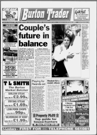 cover page of Burton Trader published on August 2, 1994