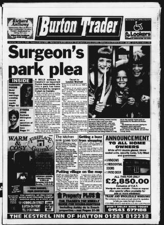 cover page of Burton Trader published on June 13, 1995