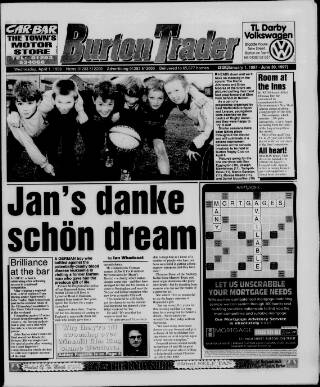 cover page of Burton Trader published on April 1, 1998