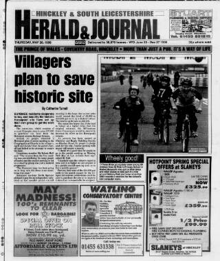 cover page of Hinckley Herald & Journal published on May 20, 1999