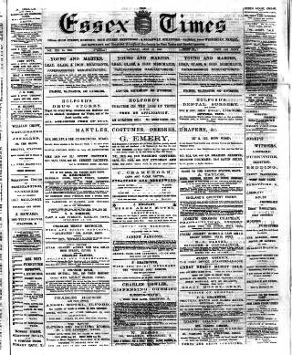 cover page of Essex Times published on June 13, 1885