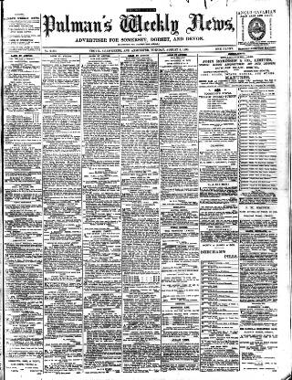 cover page of Pulman's Weekly News and Advertiser published on August 2, 1898