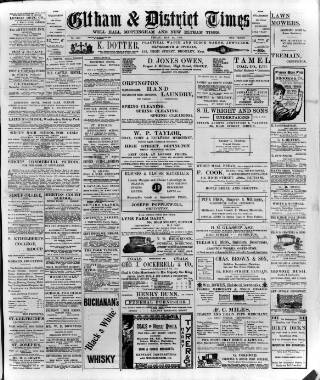 cover page of Eltham & District Times published on May 22, 1908