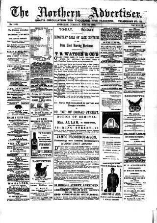 cover page of Northern Advertiser (Aberdeen) published on May 22, 1888