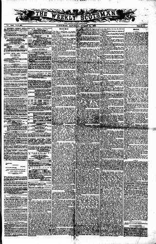 cover page of Weekly Scotsman published on August 2, 1879