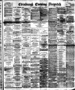 cover page of Edinburgh Evening Dispatch published on May 22, 1890