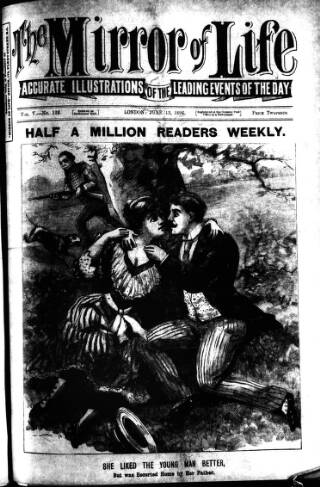 cover page of Boxing World and Mirror of Life published on June 13, 1896