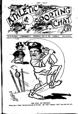 cover page of Athletic Chat published on June 13, 1900
