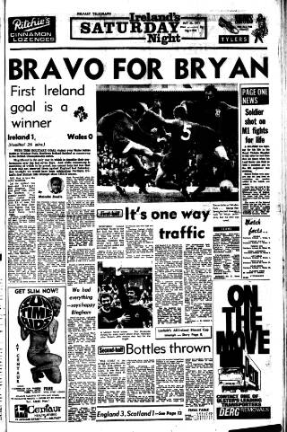 cover page of Ireland's Saturday Night published on May 22, 1971